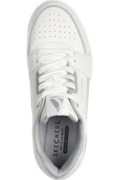 Sneakers bianche con Air-Cooled Memory Foam SKECHERS UNO COURT LOW-POST