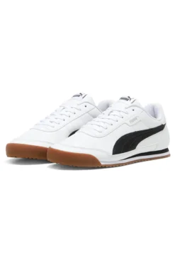 Sneakers bianche con banda nera Puma Turino II 39745202