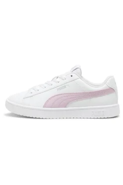 Sneakers Bianche con Banda Rosa Puma Rickie Classic JR