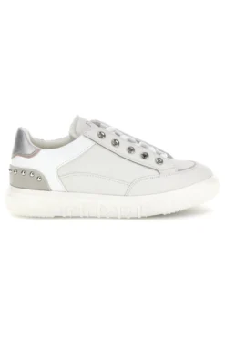 Sneakers bianche con brillantini Ferre F763