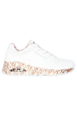 Sneakers Bianche con Cuori Colorati Skechers Street Uno – Loving Love