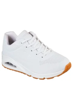 Sneakers bianche con cuscinetto ad aria e soletta memory foam Skechers UNO Stand on Air
