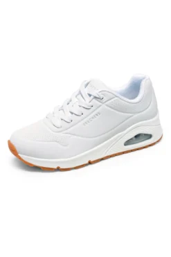 Sneakers bianche con cuscinetto ad aria e soletta memory foam Skechers UNO Stand on Air