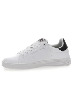 Sneakers Bianche con Dettaglio Nero COTTON BELT CBM424A54