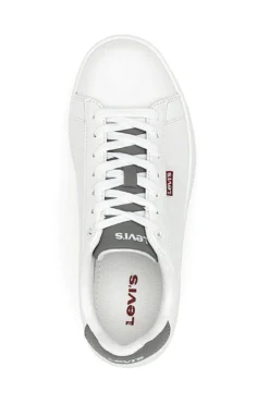 Sneakers Bianche con Dettagli Argento Levi's VAVE0201S