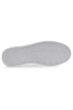 Sneakers Bianche Con Dettagli Argentati Prima Riga 460