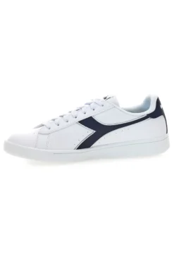 Sneakers bianche con dettagli blu Diadora 178327 C4656
