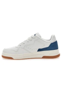 Sneakers Bianche con Dettaglio Posteriore Blu in Pelle DIADORA GINGER