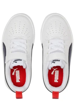 Sneakers bianche con dettagli blu e rossi Puma Rickie AC+ PS