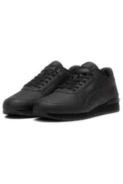 Sneakers bianche con dettagli blu e doppio strappo Puma Courtflex v3
