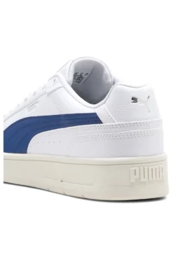 Sneakers bianche con dettagli blu e soletta SoftFoam+ Puma Court Classico