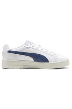 Sneakers bianche con dettagli blu e soletta SoftFoam+ Puma Court Classico