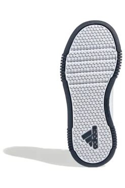 Sneakers bianche con dettagli blu e verdi chiusura a strappo Adidas Tensaur Sport 2.0 CF K