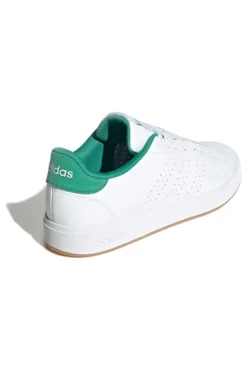 Sneakers bianche con dettagli verdi design essenziale Adidas Advantage Base 2.0