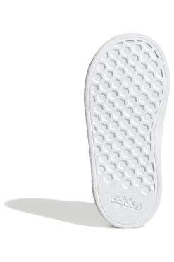 Sneakers bianche con dettagli iridescenti e doppio strappo Adidas Grand Court 2 CF I