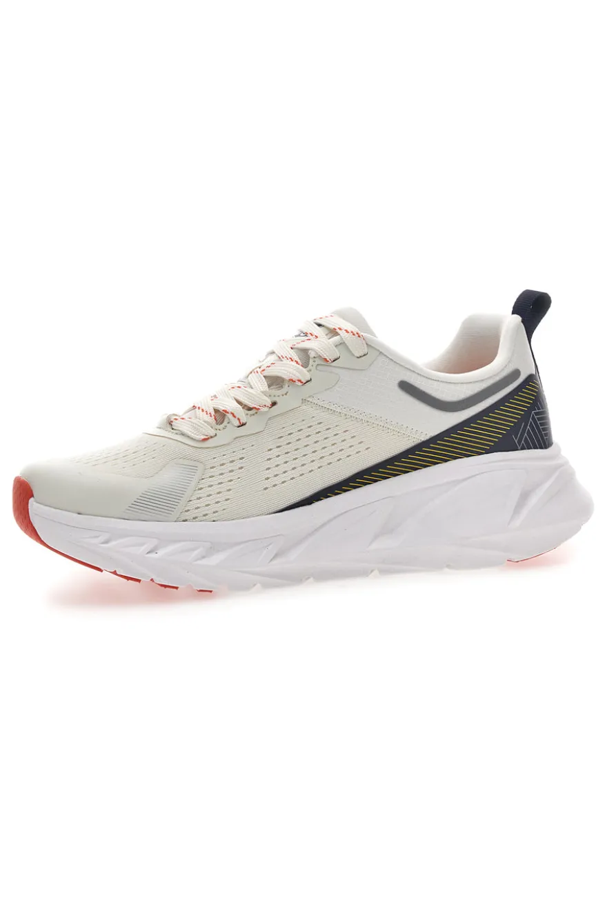 Sneakers bianche con dettagli verdi e suola chunky ROUTE 66 RO51811D