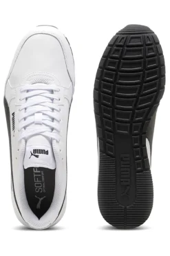 Sneakers bianche con dettagli neri e soletta SoftFoam+ Puma ST Runner v4 L
