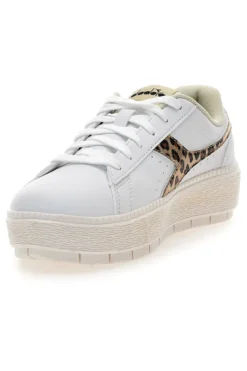 Sneakers bianche con dettaglio animalier Diadora Jace Jungle