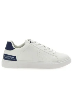 Sneakers Bianche con Dettagli Blu CARRERA CAM27104