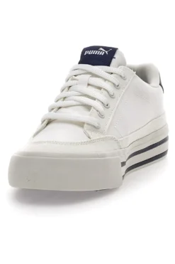 Sneakers Bianche Con Dettagli Blu da Uomo Puma Court Classic Vulc FS
