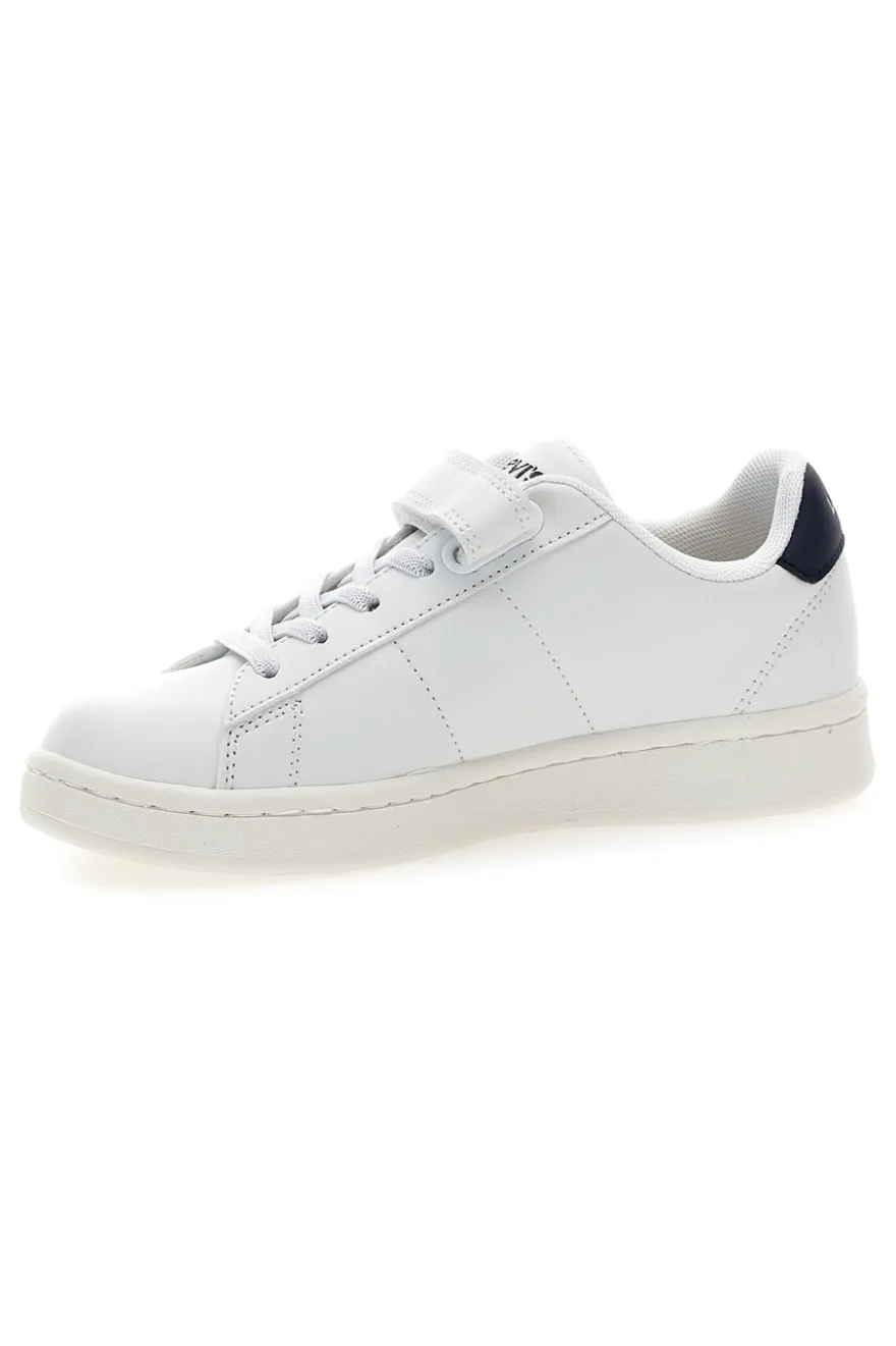 Sneakers bianche con dettaglio blu navy Levi's Bell JR
