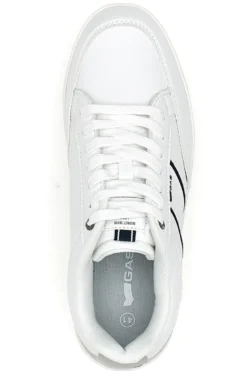 Sneakers bianche con dettagli grigio e nero Gas Amburgo Ltx