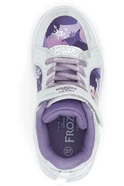 Sneakers bianche con dettagli viola Frozen D13188MC