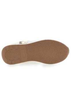 Sneakers Bianche con dettagli Dorati e Platform LAURA BIAGIOTTI L8481