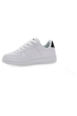 Sneakers Bianche con Dettagli neri Blu Verdi PITT KIDS K191562