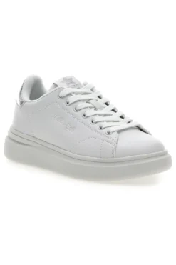 Sneakers bianche con dettagli argentati Cotton belt LONDON 3.0