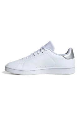 Sneakers bianche con dettaglio argento in materiale riciclato Adidas Urban Court