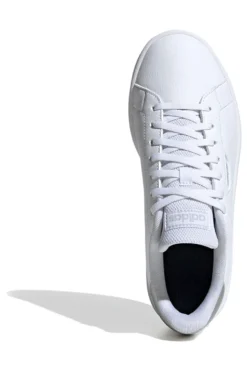 Sneakers bianche con dettaglio argento in materiale riciclato Adidas Urban Court