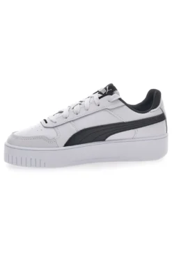 Sneakers Bianche Con Dettagli Neri Puma Carina Street