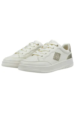 Sneakers Bianche con dettagli oro Bagatt 435AQG1950502190