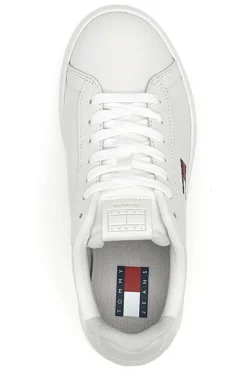 Sneakers bianche con dettagli grigi in pelle Tommy jeans Archive ’98