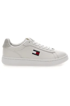 Sneakers bianche con dettagli grigi in pelle Tommy jeans Archive ’98
