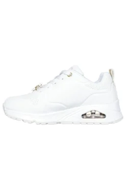 Sneakers bianche con dettagli gioiello Skechers UNO Gen1 TRENDY JEWELS ESS STREET GIRLS