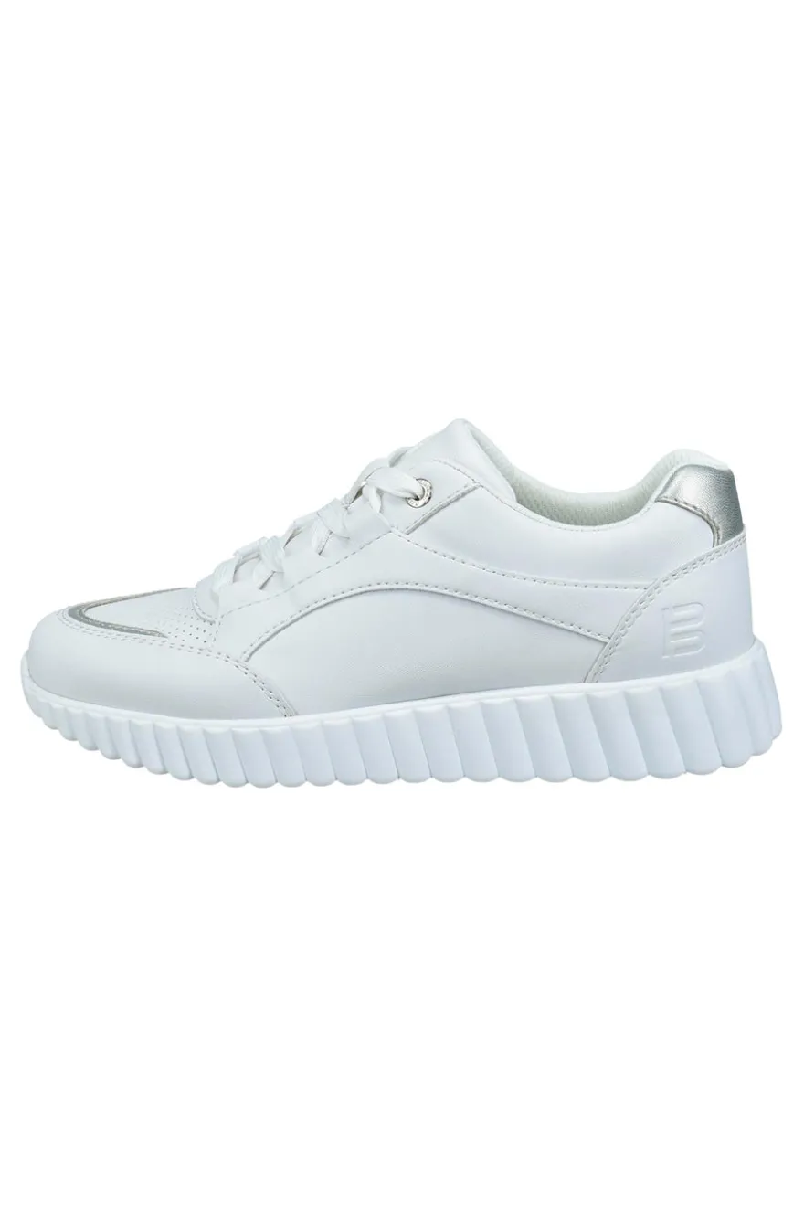 Sneakers Bianche con Inserti Effetto Metallizzato Bagatt D45AL6055050