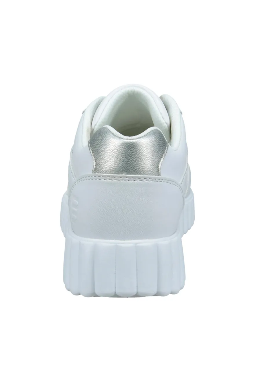 Sneakers Bianche con Inserti Effetto Metallizzato Bagatt D45AL6055050
