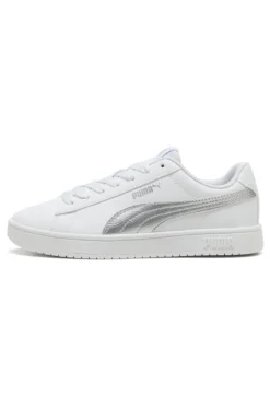 Sneakers Bianche con Logo Argento PUMA RICKIE CLASSIC JR