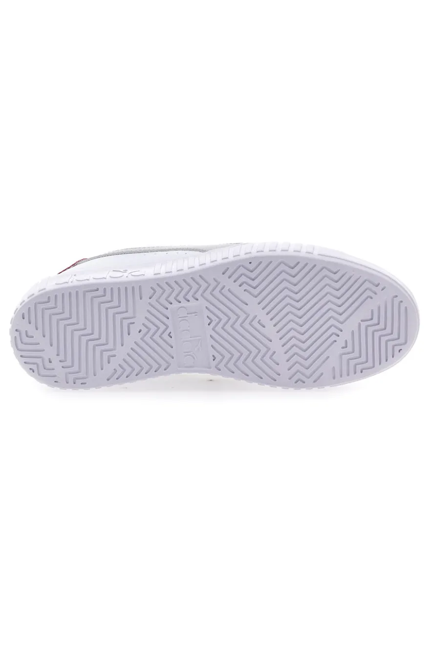 Sneakers Bianche con Logo Argento DIADORA GAME STEP METAL GS