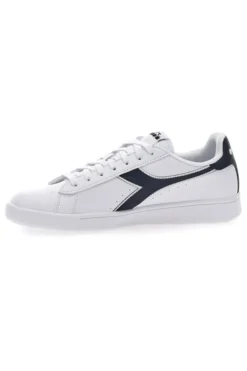 Sneakers bianche con logo blu DIADORA TORNEO