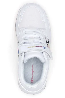 Sneakers Bianche con Logo Colorato CHAMPION RD18 2.0 LOW G TD