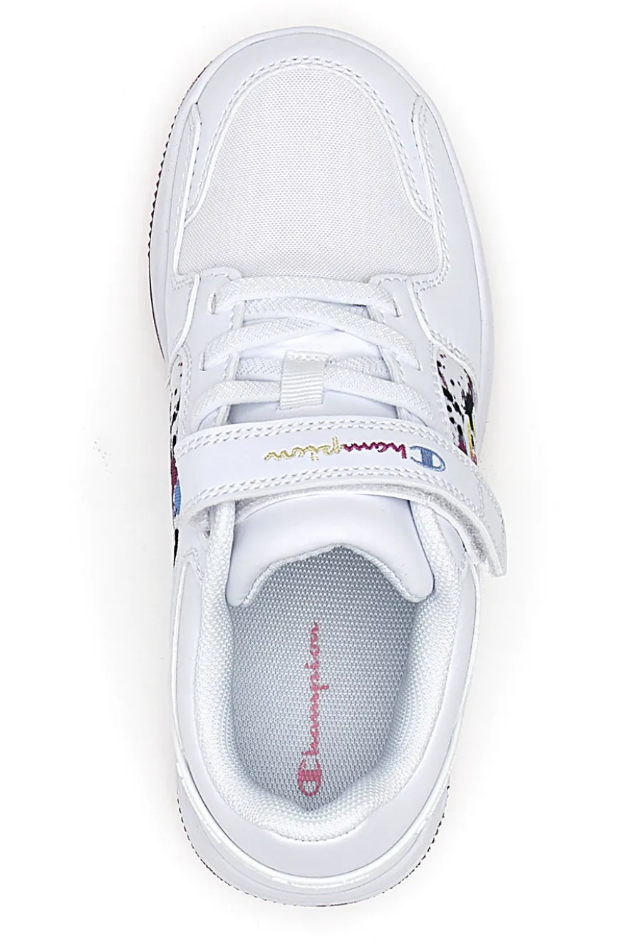 Sneakers Bianche con Logo Colorato CHAMPION RD18 2.0 LOW G TD