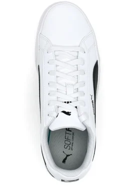 Sneakers Bianche Con Logo Laterale Puma Smash Vulc