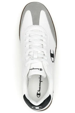 Sneakers Bianche Con Logo Laterale Champion Prestige Mix Material