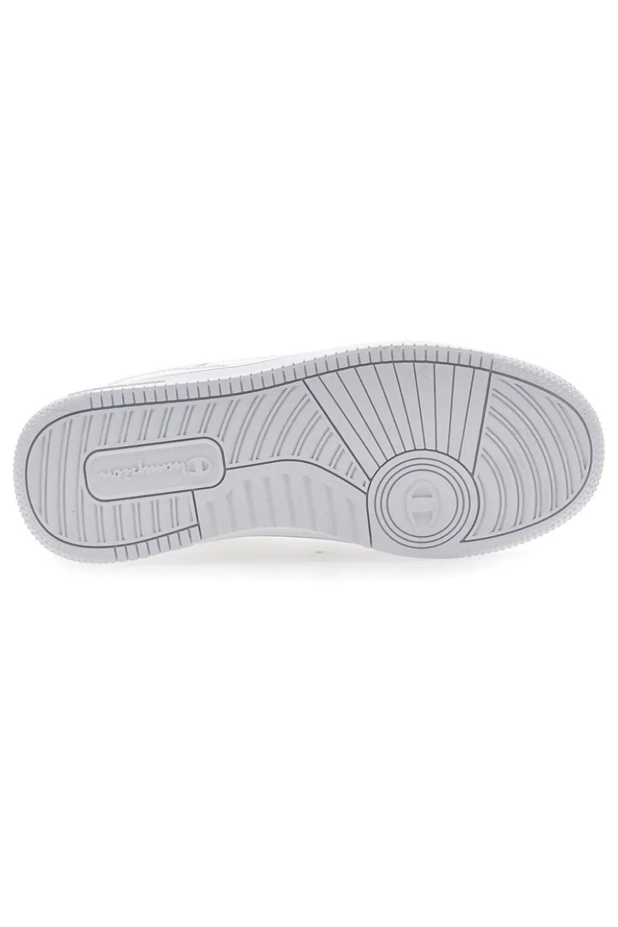 Sneakers Bianche Con Logo Laterale Champion Rebound Low