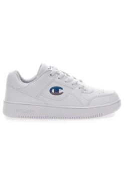 Sneakers Bianche Con Logo Laterale Champion Rebound Low