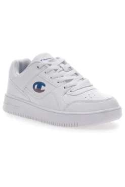Sneakers Bianche Con Logo Laterale Champion Rebound Low