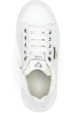 Sneakers Bianche Con Logo Laterale Laura Biagiotti 93969394